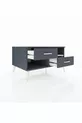 Kronos Dresser Single Shelf 2 Drawers Anthracite-Pebble/Anthracite