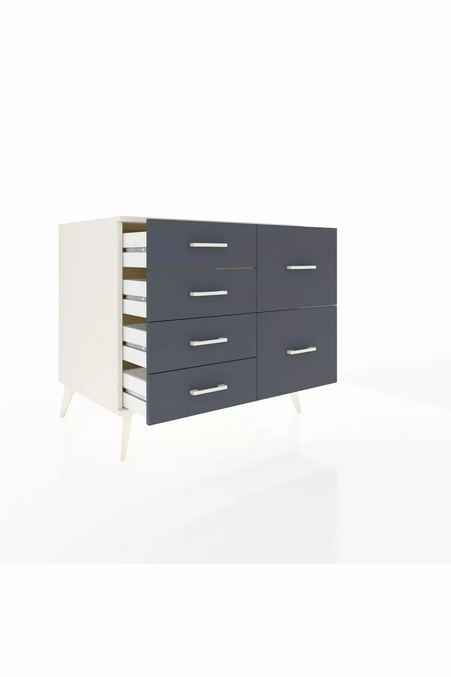 Kronos Dressoir 6 Lade Edelsteen-Edelsteen/Antraciet