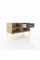 Hyperion Dressoir Enkel Rek Enkel Lade Den-Hout/Antraciet
