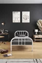 Royal Metal Einzelbett Weiß Schmiedeeisen Bett
