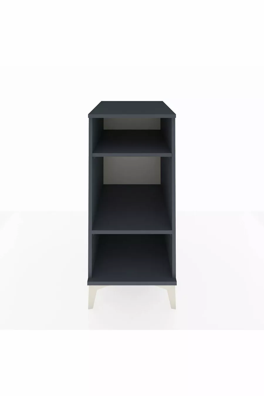Kronos Nightstand 2-Shelf Anthracite-Anthracite