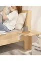 Table de chevet pliante – × cm en bois massif | À monter sur le mur et au lit