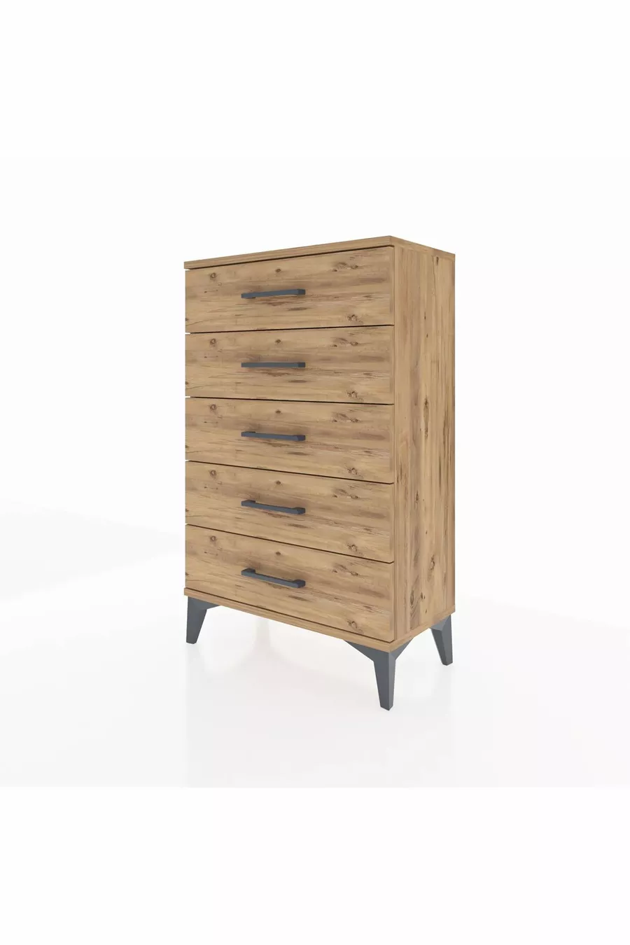 Silva Commode 5 tiroirs en pin - cm | Organisateur de chambre