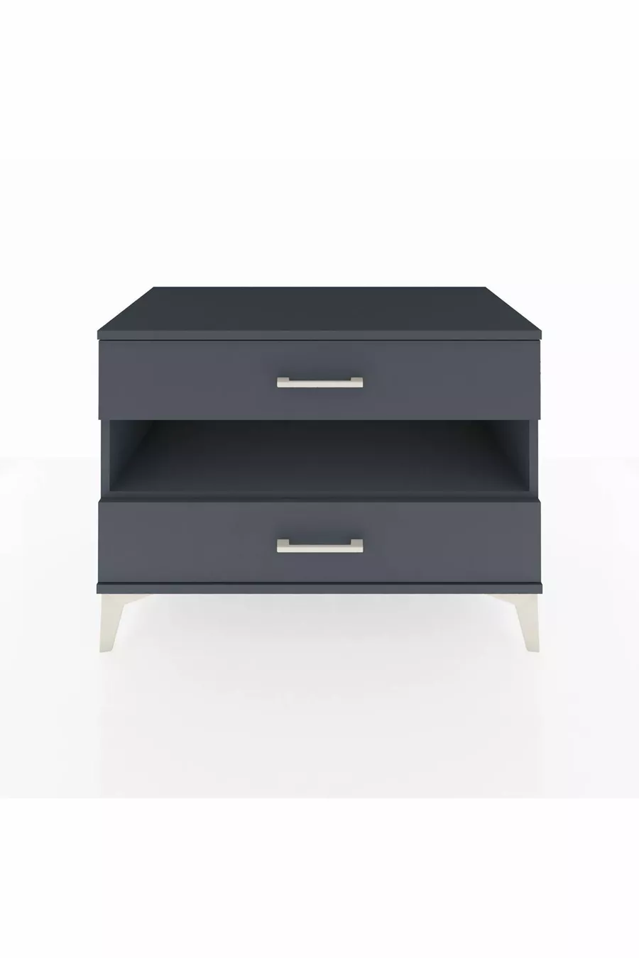 Hyperion Dressoir Met Eén Plank En 2 Lades Antraciet-Antraciet