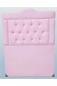 Titre DK Tissu en duvet de poulain pour une personne Couleur rose poudré Fait main