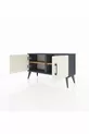 Arges Dresser with 2 Shelves and 2 Doors Anthracite-Ash/ Pine