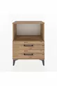Arges Commode Single Shelf 2 Drawers Pine-Pine