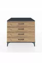 Commode Kronos 4 tiroirs Anthracite-Pin