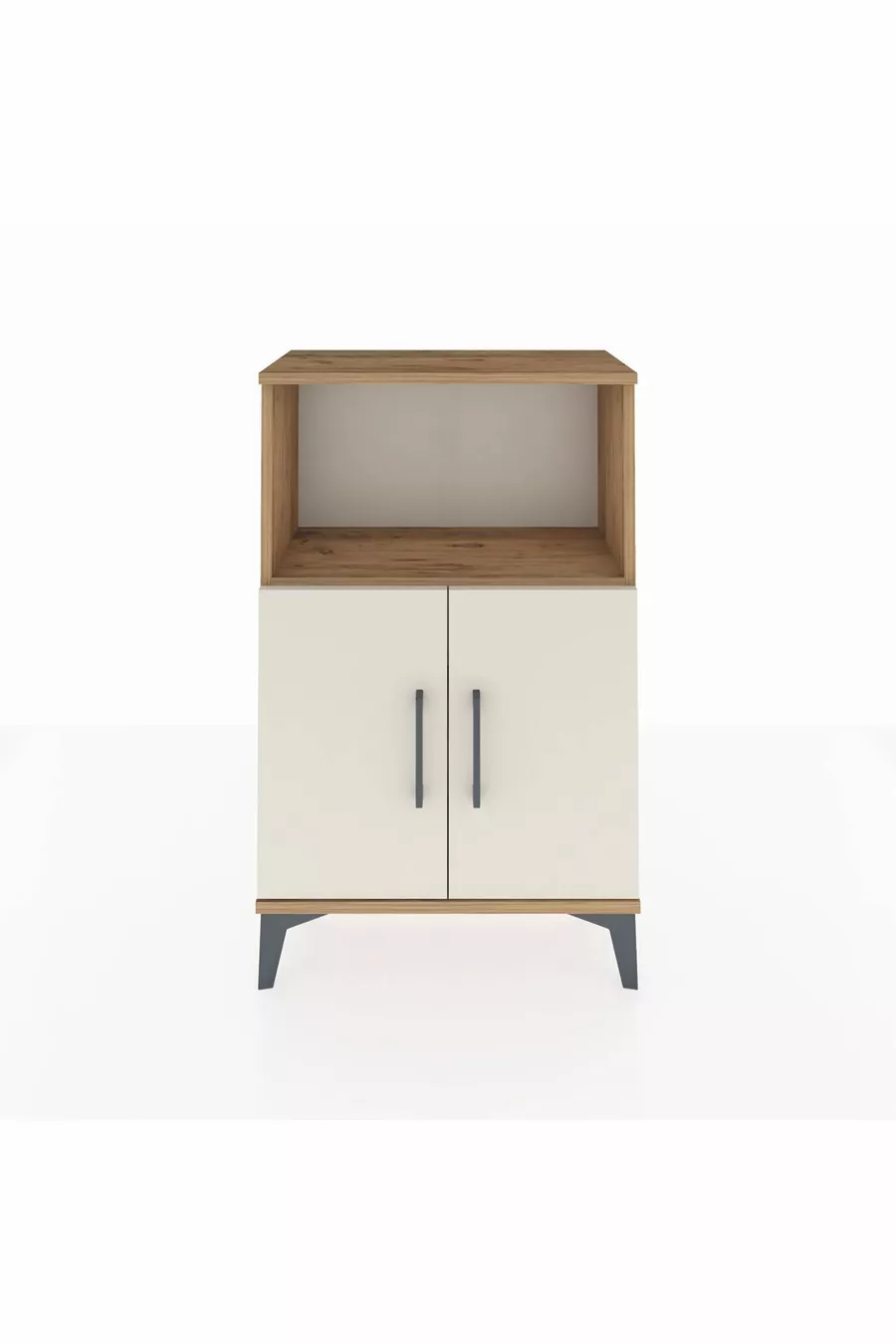 Arges Cabinet 2-Shelf 2-Door Pine-Marble