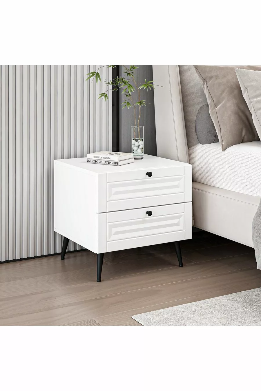 Kale Commode Printemps Blanc/Blanc