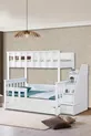 Bunk Bed, Diva MDF Profile Detachable Bunk Bed - White