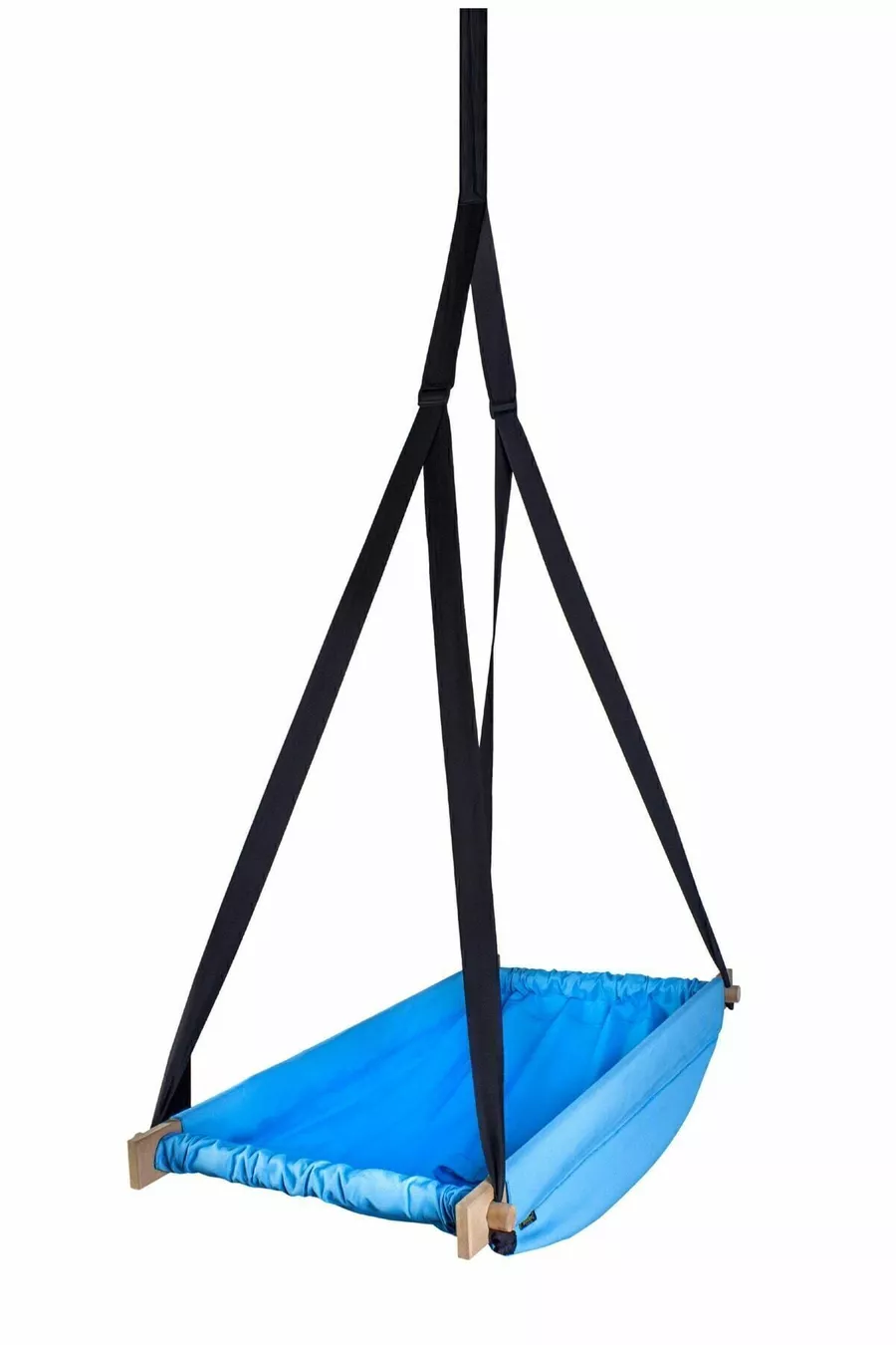 Flow Blaues Holz Federwippe Hängematte Kinderbett Hoppala An Decke Hängende Hängematte Schaukel Babybett