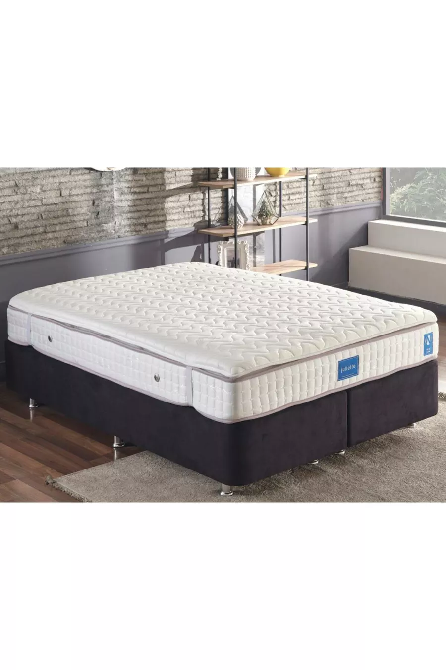 Niron Soft Matelas Douillet Simple Orthopédique en Mousse à Plumes, Housse en Coton Tricoté