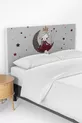 Copri Testata Letto Bambina con Motivo Rosso Moon