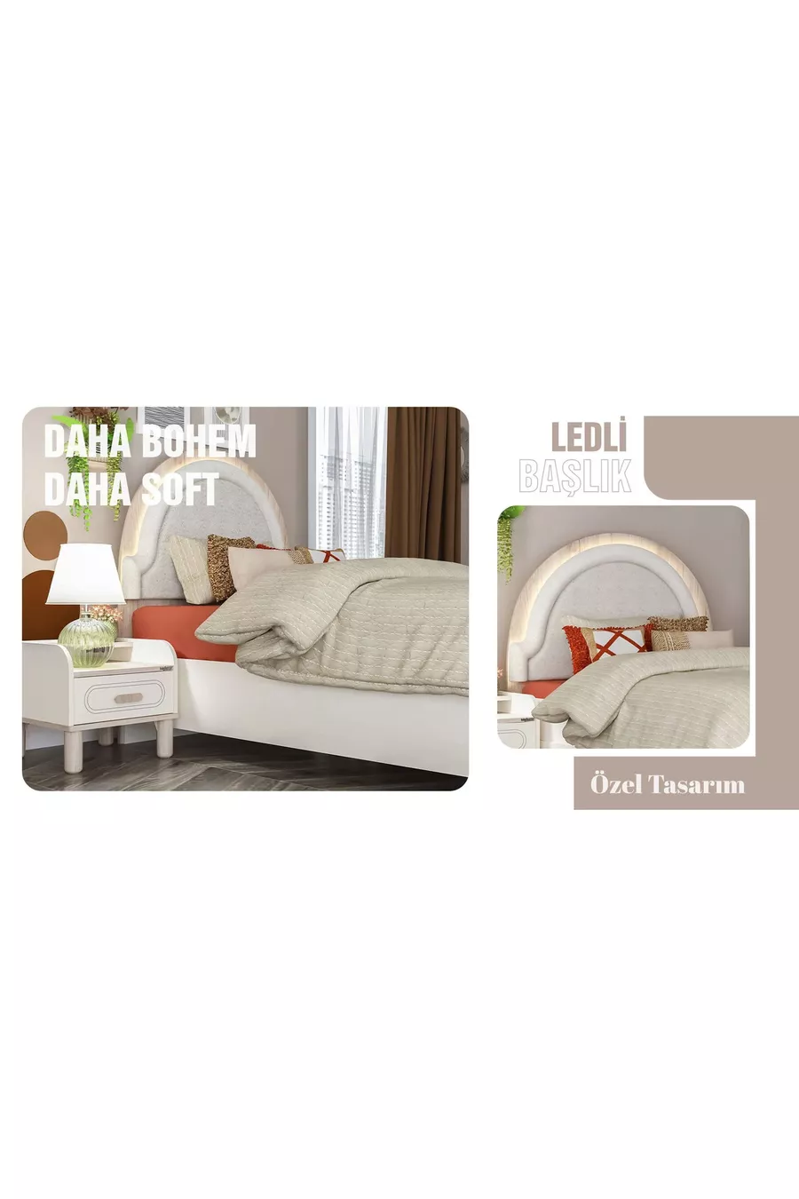 Testiera del letto Bohemsoft Lüks
