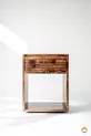 Table de chevet 'Detalo' couleur noyer massif