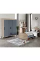 Ensemble de chambre d'enfant Izmir entièrement en MDF Flora et anthracite