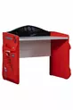 Chambre d'enfant - Lit voiture avec siège Audi - Armoire 3 portes Sport, Bureau - Rouge