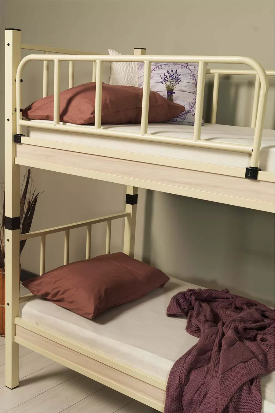Chambre d'enfants Yurt avec Lit Superposé et Lit Métal