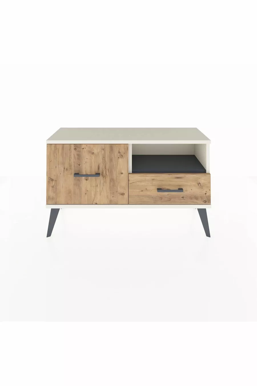 Arges Dressoir Enkelplank 2 Lade Agaat-Antraciet/Den