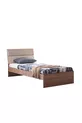 Camera da letto giovane Milano - Armadio a 3 ante con specchio, Letto, Comodino, Scrivania, Cassettiera, Libreria