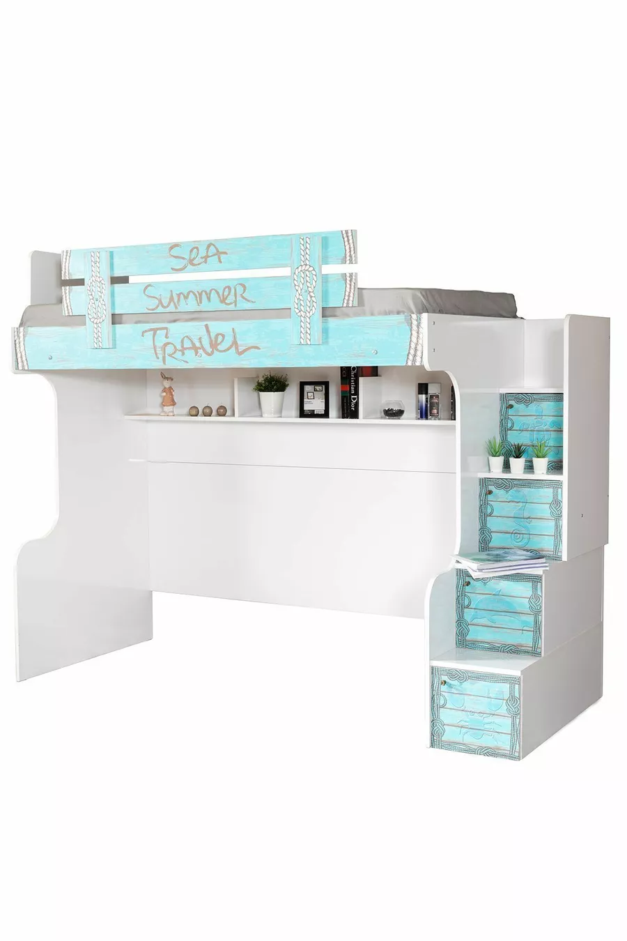Ranza, Summer Ranza Stapelbed Tafel Kast 2 Stuks Comfortmatras