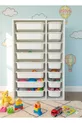 Multi-Purpose Toy Cabinet with Drawers and Storage Unit – Kids' Room Organizer with Gift Tag