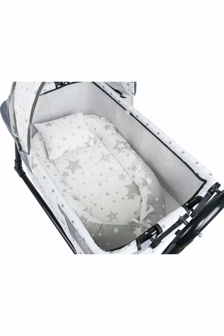 Btrend Babynest Lit et Oreiller + Cadeau Pochette Berceau Bascule Panier Lit Bébé Hamac Ensemble 2 pièces