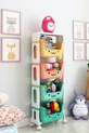 4-Tier Toy Cabinet, Toy Organizer, Toy Cabinet with Baskets