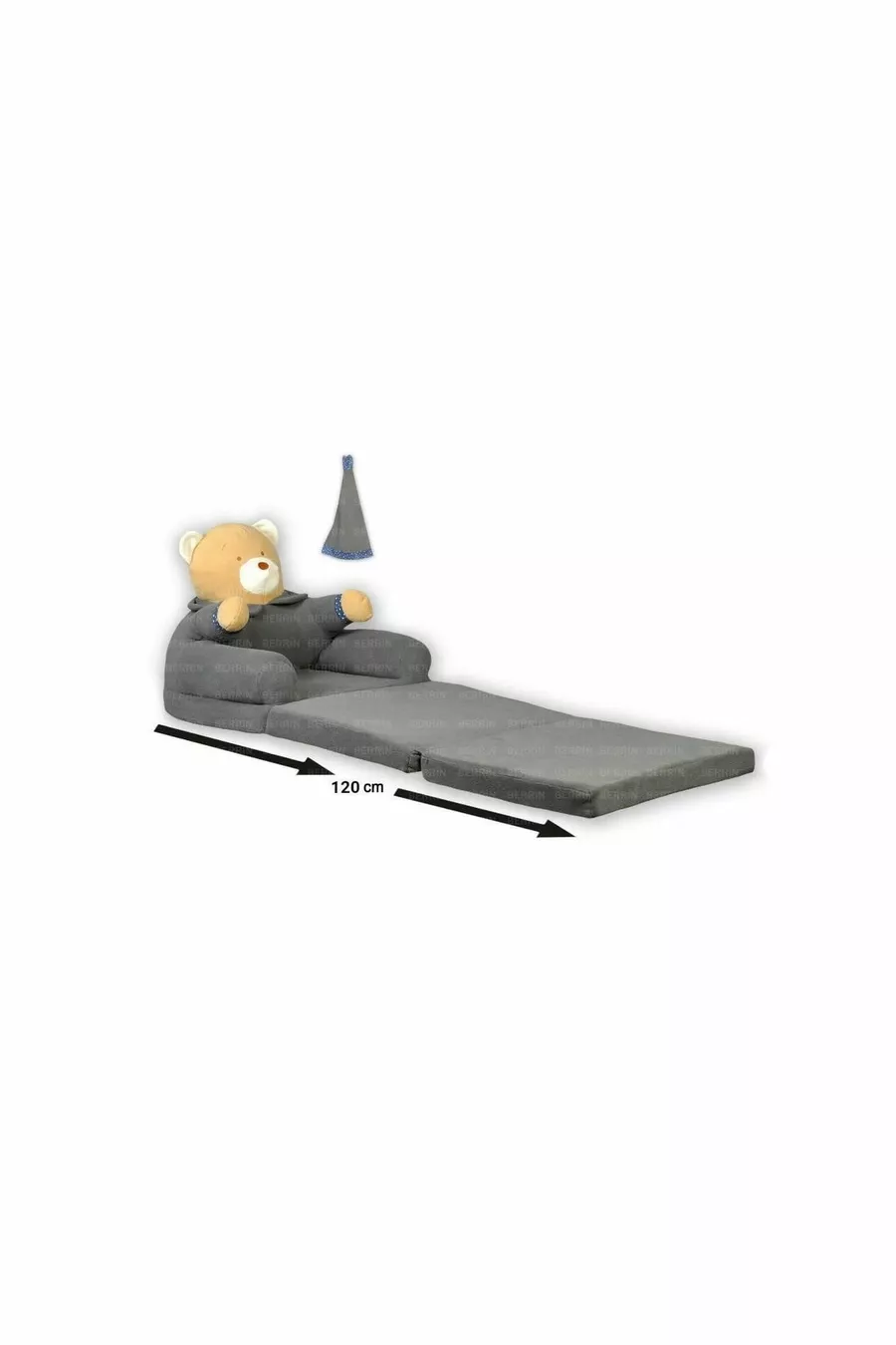 Draagbare Polar Opvouwbare Kinderstoel met Vulling, Kinderbed, Uitklapbaar, Wasbaar, Verborgen Ventilatie
