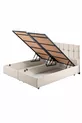 Berlin Double Bed Base and Headboard Set, Cream