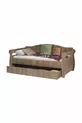 Bunk Bed with Trundle, Wooden Trundle Bed - Walnut