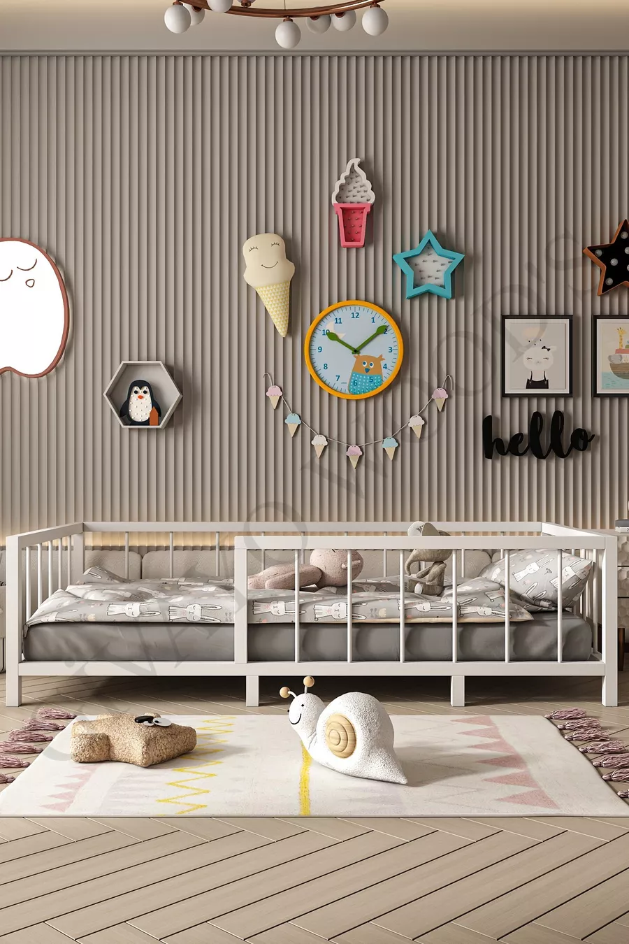 Lit Montessori MDF pour bébé et enfant Thorin