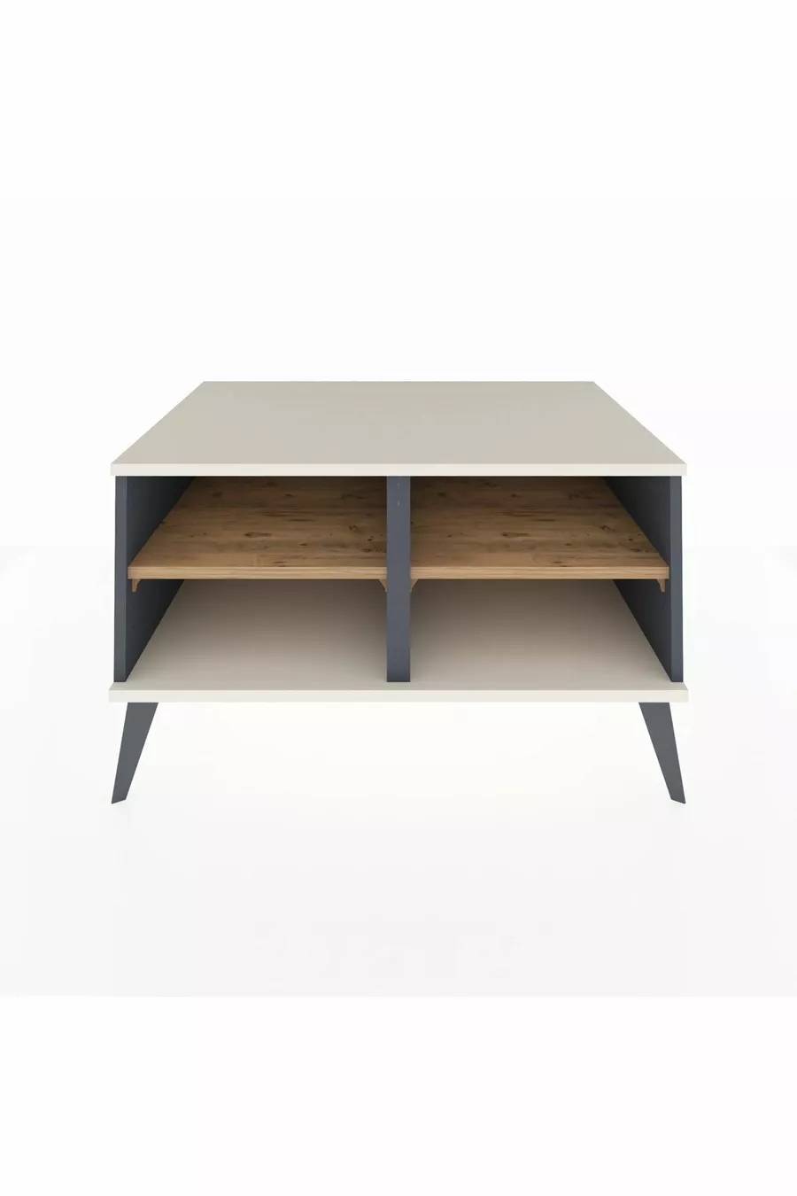 Kronos Kast 2 Planken Antraciet-Leisteen/Den