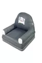 Faltbarer Kinder-Babystuhl Tragbares Bett Grau/Dalmatiner