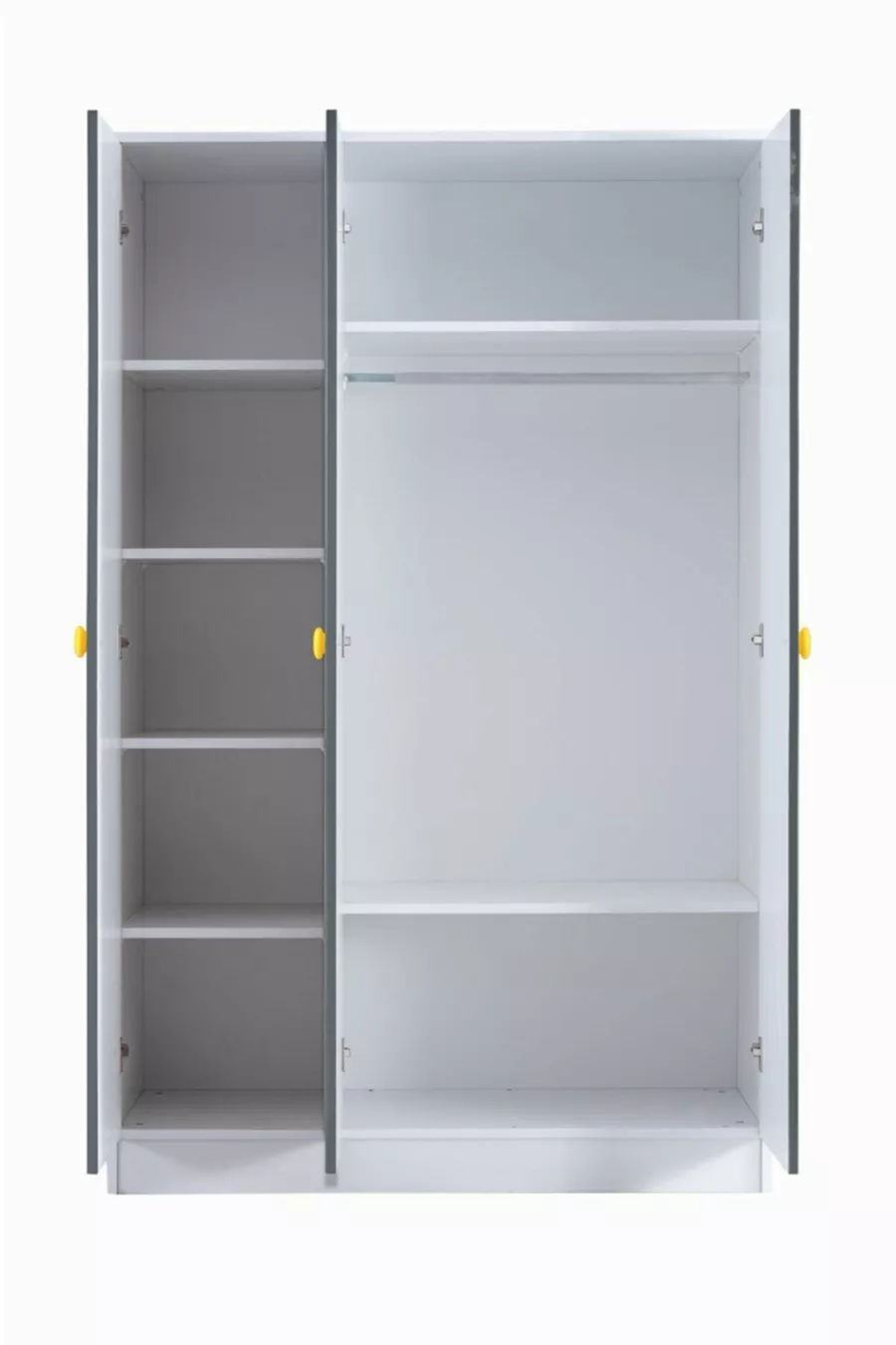 Lits superposés, Lit superposé Metris 2 places avec armoire à 3 portes