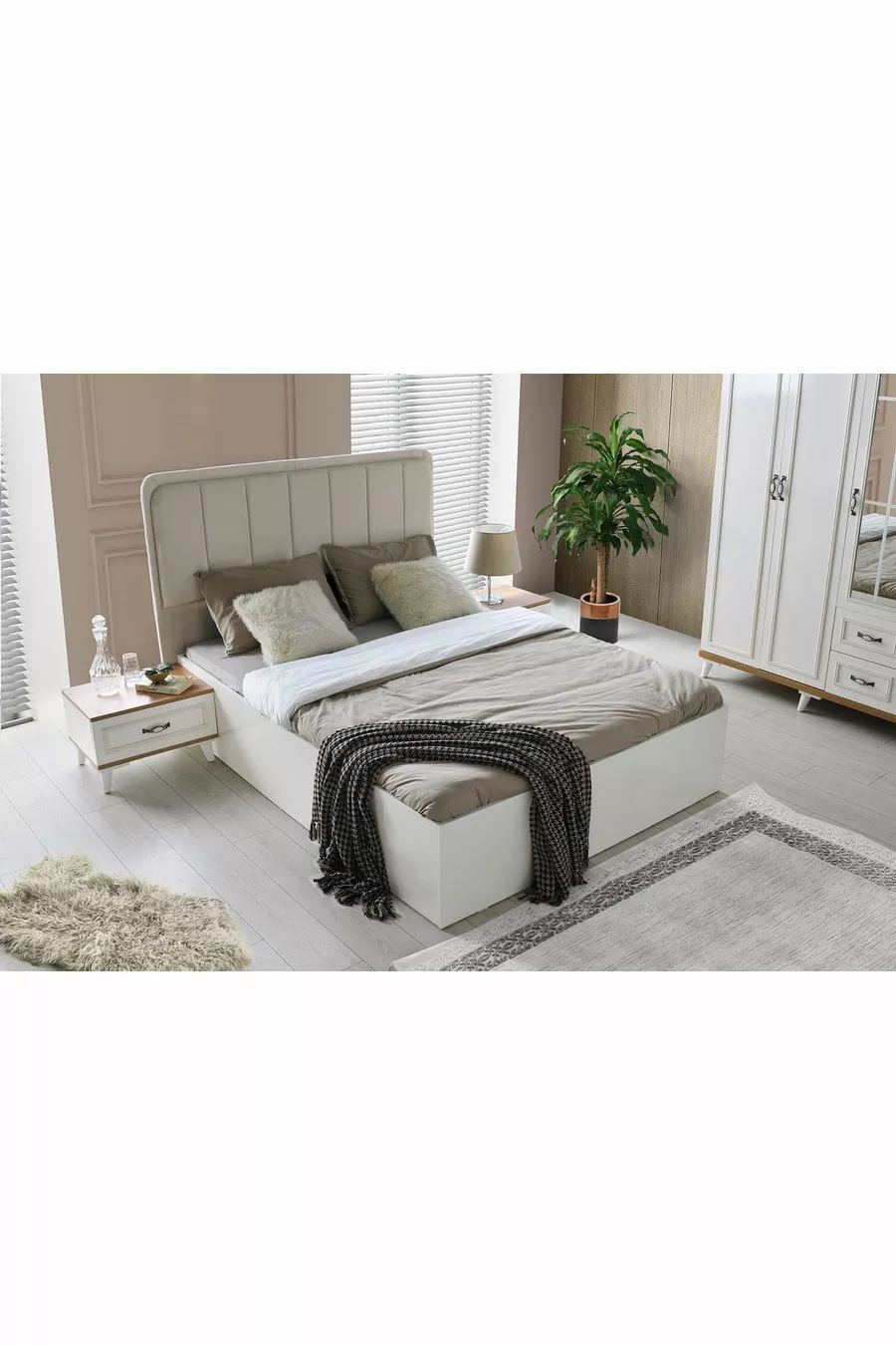 Camera da letto Çınar in MDF con 5 ante