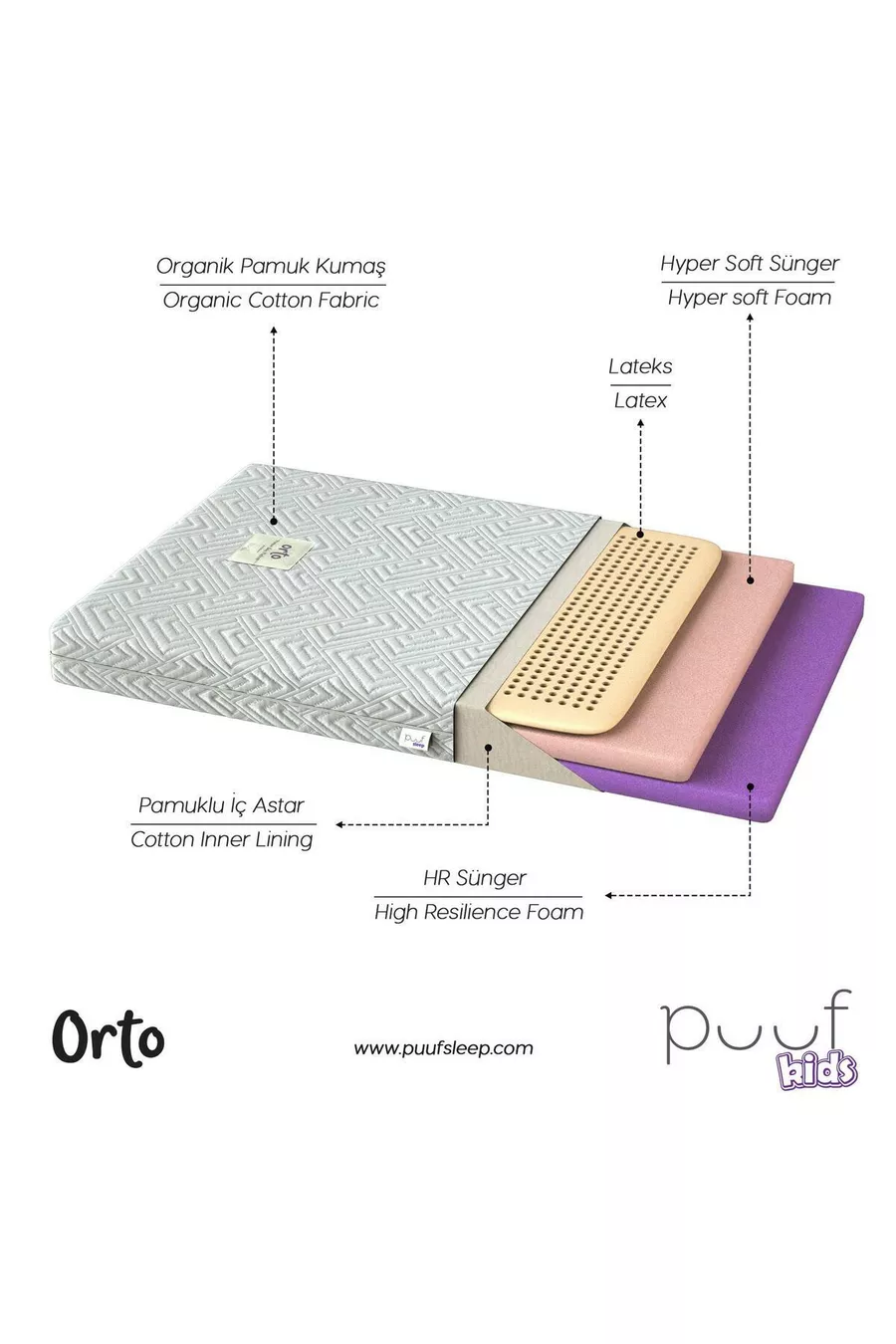 Orto Baby- und Kinderbett