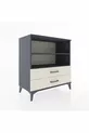 Hyperion Dressoir 2 Planken 2 Laden Antraciet-Leisteen