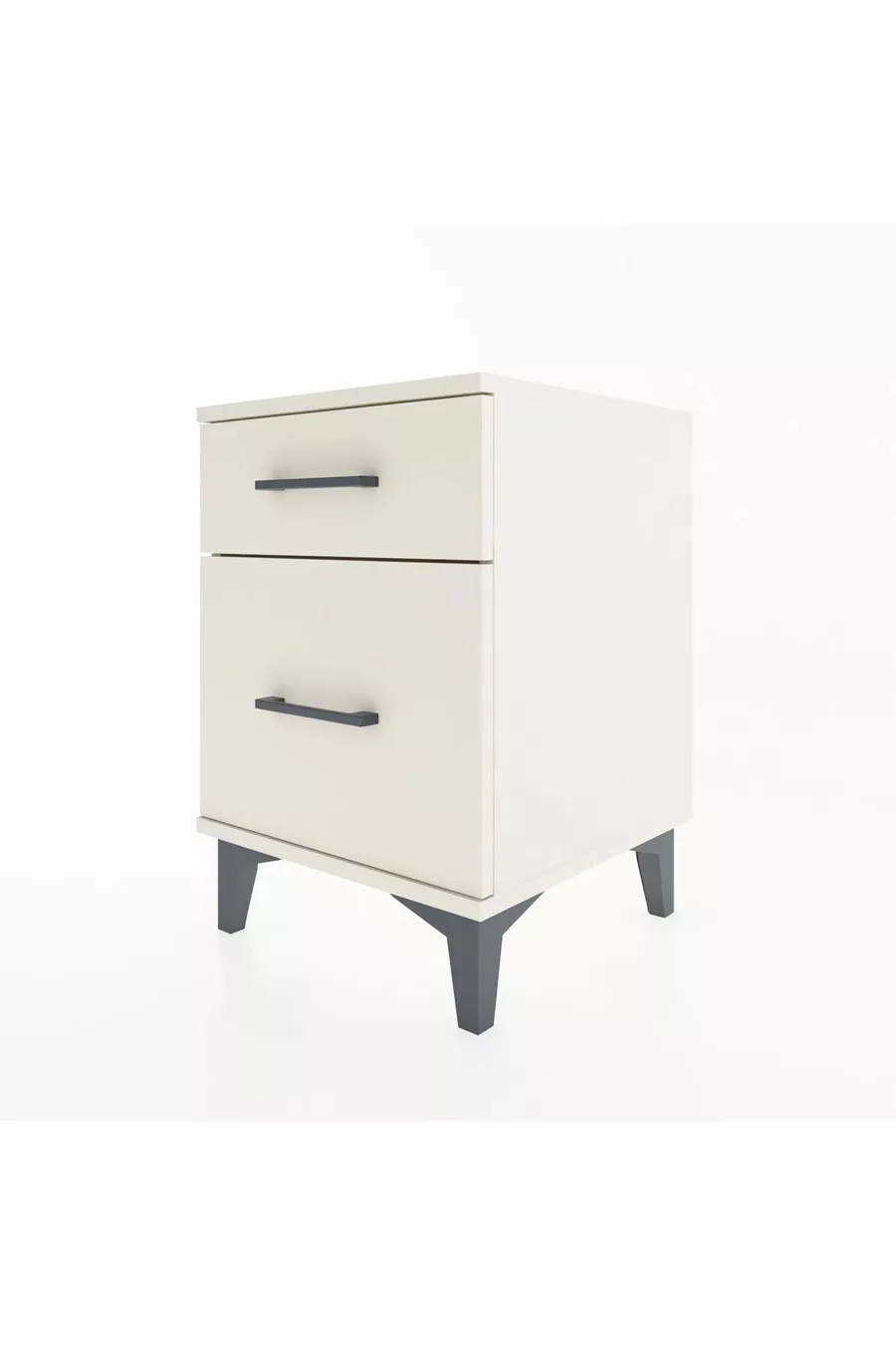 Hyperion Commode 2 Lades Zuiver Wit-Zuiver Wit