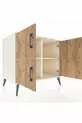 Kronos Dressoir 2 Planken 3 Deuren Opaaldennen/Opaal