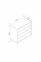 Mitra Commode - Blanc/Artisan
