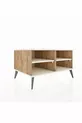 Commode Kronos à 2 étagères en pin et pierre d'achim