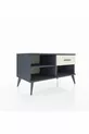Hyperion Dressoir Enkel Plank Enkel Lade Antraciet-Antraciet/Marmer