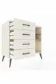 Hyperion Dresser 2 Shelves 4 Drawers Moonstone-Pine/Moonstone