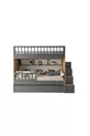Armoire Zümrüt / 2 lits avec ressorts en bambou inclus / % MDF