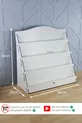 Lucky Montessori Holz-Kinderzimmer 4-stufiges Bücherregal
