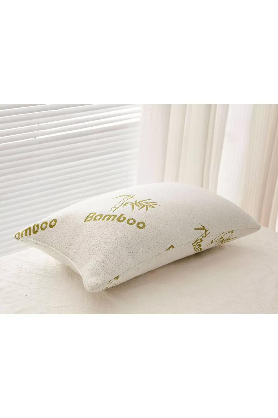Golden Orthopädische Federkernmatratze mit Daunenauflage, Organic Cotton Federkernmatratze, Bambuskissen als Geschenk