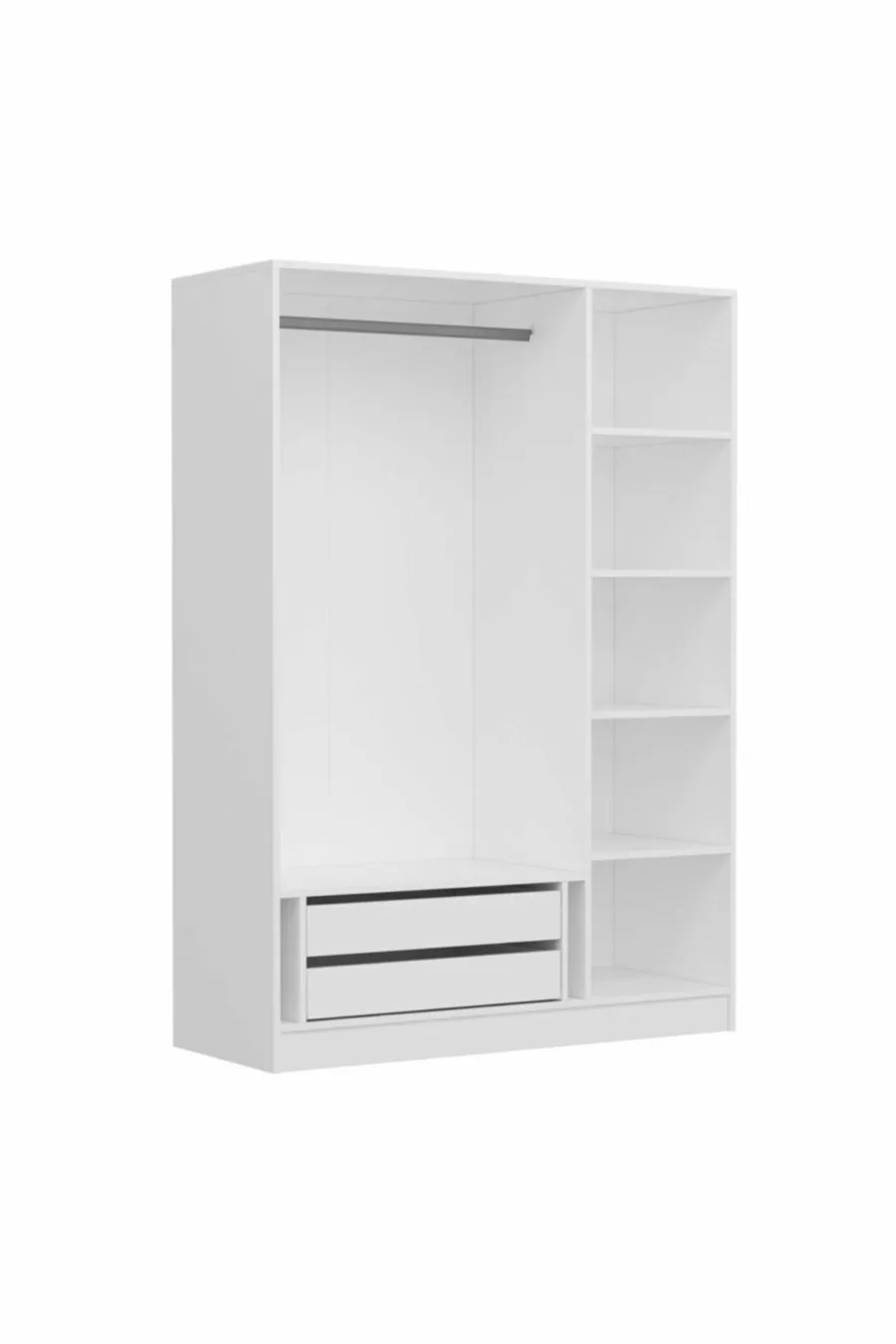 Armoire de rangement  cm Kale  L - Blanc
