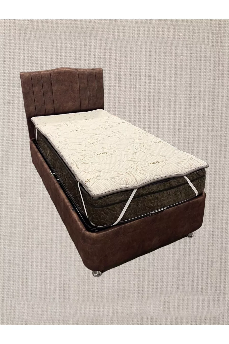 Matelas Pad en Bambou Orthopédique Complet, Surmatelas, Matelas Pliable